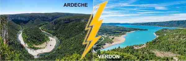 Où entrer dans les gorges de l'Ardèche?
