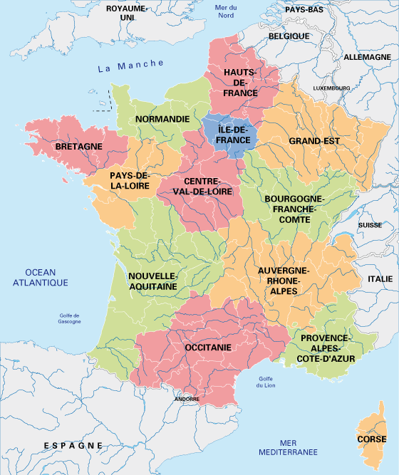 Quelles sont les régions les plus peuplées de France?