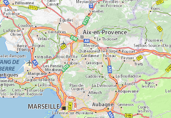 Où est Aix-en-Provence sur la carte de France?